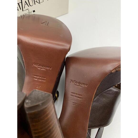 Yves Saint Laurent Jeanne Heels YSL EU size 37 US size 6.5 - Picture 11 of 15